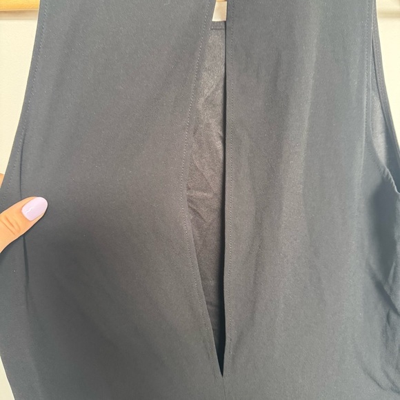 Babaton aritzia branson Elegant Black Women's Jumpsuit slip back 4 - Picture 8 of 8